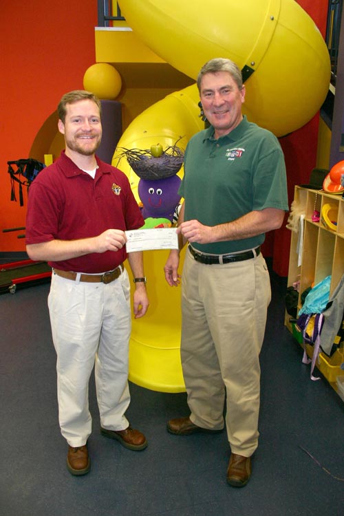 Knights of Columbus Donate to Camp Scholarship Fund