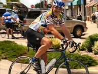 Image of Uwe Riding a Bicycle